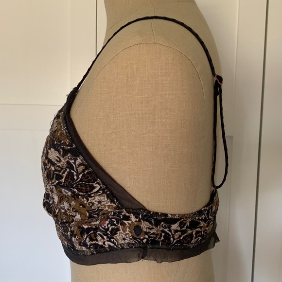 FREE PEOPLE INTIMATELY ON THE EDGE PRINT BRALETTE - Picture 8 of 14
